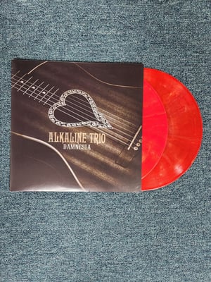 Alkaline Trio - Damnesia (Double LP) | Red & White Marble w/ etched d-side (Newbury Comics exclusive) | /750 2022 | 87157-1