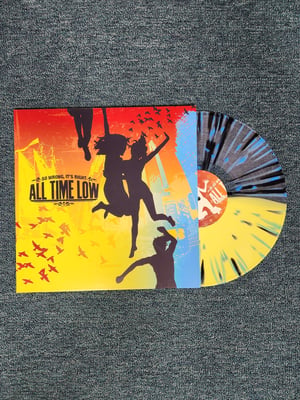 All Time Low - So Wrong, It's Right | Yellow & Clear Split w/ Black & Blue Splatter (Newbury Comics exclusive) | /300 | 2022 | HR693-1