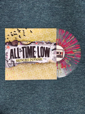 All Time Low - Nothing Personal | Clear w/ Pink & Gold Splatter | /500 | 2021 | HR710-1