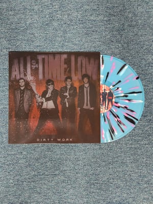All Time Low - Dirty Work | Pool Water Blue w/ Guitar Swirl | 2022 | ETR164