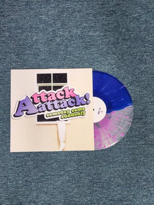 Attack Attack! - Someday Came Suddenly | Clear & Royal Blue Split w/ Grimace Purple Splatter | /300 | 2017 | RISE 73