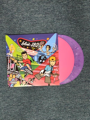 blink-182 - The Mark, Tom & Travis Show (The Enema Strikes Back!) (Double LP) | Opaque Pink (A/B) Purple Marble (C/D) (Hot Topic exclusive) | /1000 | 2012 | B0014946-01