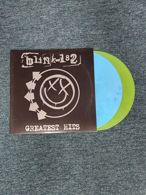blink-182 - Greatest Hits (Double LP) | Aqua Blue (A/B) Leaf Green (C/D) (Target exclusive) | 2020 | B0032688-01