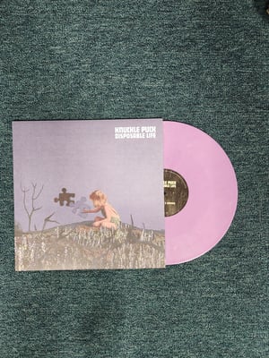 Knuckle Puck - Disposable Life | Violet & White Marble | /444 (Newbury Comics exclusive) (2022) WAX-012