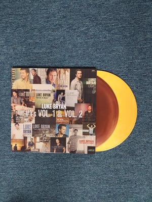 Luke Bryan - #1's Vol. 1 & Vol. 2 (Double LP) | Brown Swirl (A/B) Tangerine Orange (C/D) (2021) B0032524-1