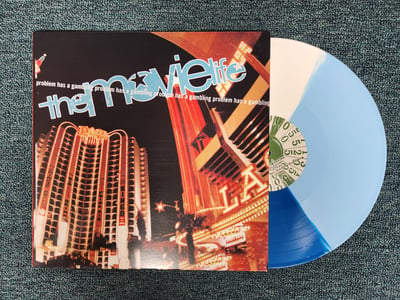 The Movielife - Has A Gambling Problem | White, Aqua, & B aby Blue Tri-Color w/ etched b-side | /800 (2023) DTR26