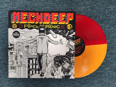 Neck Deep - The Peace And The Panic | Orange & Red Split | /750 (Newbury Comics exclusive) (2022) HR2394-1