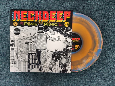 Neck Deep - The Peace And The Panic | White, Orange, & Blue Swirl | /300 (Project M exclusive) (2022) HR2394-1