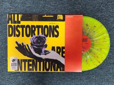Neck Deep - All Distortions Are Intentional w/ "When You Know" sleeve | Highlighter Yellow w/ Green & Purple Splatter | /250 (2020) HR2825-1