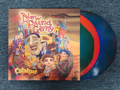 New Found Glory - Catalyst (Double LP) | Magenta, Yellow, & Blue Swirl | /500 (2023) MNFG-2004