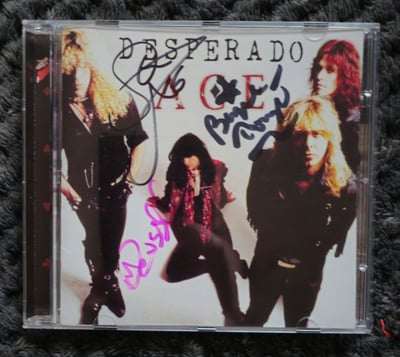Desperado - Ace | CD | Del Imaginario Discos [Signed by Dee Snider/Bernie Torme/Marc Russell]
