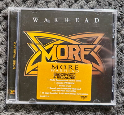 MORE - Warhead | CD | Rock Candy Records [Signed by Paul Mario Day]