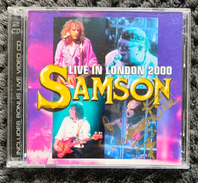 Samson - Live In London 2000 | CD/DVD | Zoom Club Records [Signed by Thunderstick]