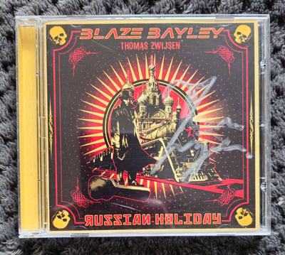 Blaze Bayley/Thomas Zwijsen - Russian Holiday [Signed]