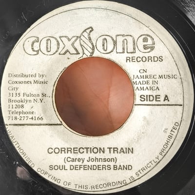 none - Soul Defenders / The Skatalites - Correction Train / Killer Diller - Coxsone Records - 7", Single - 0 - 1500099 - Ska, Reggae - 2024-12-10 04:18:22 - Very Good Plus (VG+) - Generic
