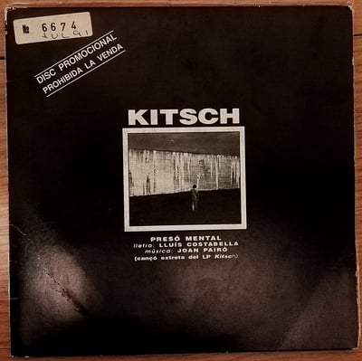 22.1476 - Kitsch (8) - Presó Mental - Àudiovisuals de Sarrià - 7", S/Sided, Promo - 1991 - 8318964 - Punk - 2016-03-29 15:56:55
