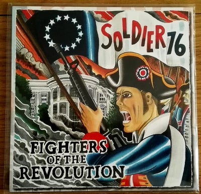LPR-012, CCM-025 - Soldier 76 - Fighters Of The Revolution - Last Punkrockers Records, Crowd Control Media - 7", EP, Ltd, Red - 2015 - 9021001 - Oi! - 2016-09-09 09:19:59 - Mint (M) - Mint (M)