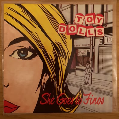 VOL 12 - Toy Dolls - She Goes To Finos - Volume Records (5) - 7", Single - 1985 - 844953 - Punk - 2021-05-22 03:40:54 - Near Mint (NM or M-) - Near Mint (NM or M-)