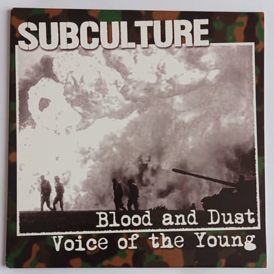 CR124 - Subculture (12) - Blood And Dust / Voice Of The Young - Contra Records - 7", Ltd, Dar - 2013 - 4928532 - Oi! - 2014-05-26 14:52:24 - Mint (M) - Near Mint (NM or M-)