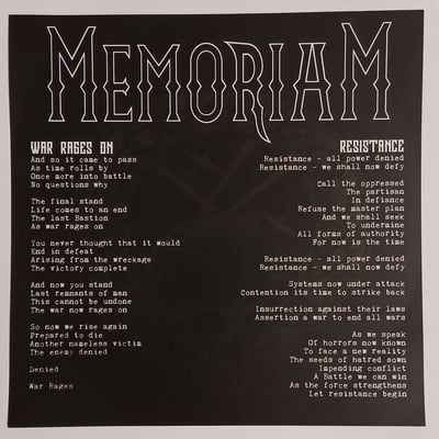 CKC014PD - Memoriam - The Hellfire Demos - Cosmic Key Creations - 7", EP, Ltd, Pic, RP - 2017 - 10029278 - Rock'N'Roll - 2020-07-14 13:48:23 - Mint (M) - Mint (M)