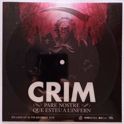 none - Crim (4) - Pare Nostre Que Esteu A L'Infern - Pirates Press Records, HFMN, Tesla (2), Bcore, Contra Records - Flexi, 7", S/Sided, Pic - 2018 - 12696445 - Punk - 2019-12-17 11:27:24 - Mint (M) - No Cover