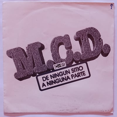 OS-213 - Mcd (6) - De Ningun Sitio A Ninguna Parte - Oihuka - 7", Single - 1991 - 4272647 - Punk - 2016-01-23 19:55:08 - Near Mint (NM or M-) - Near Mint (NM or M-)