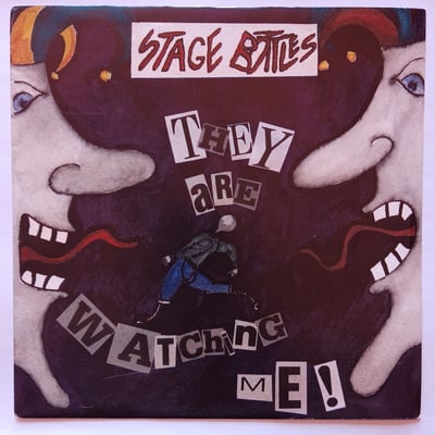 KONS015 - Stage Bottles - They Are Watching Me! - Knock Out Records, Nightmare Records (3) - 7", Blu - 1994 - 4016831 - Oi! - 2016-01-24 09:10:38 - Near Mint (NM or M-) - Near Mint (NM or M-)