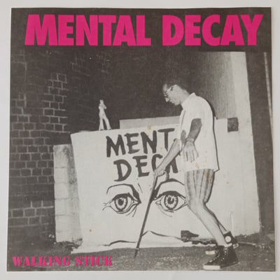 HR # 34 - Mental Decay (3) - Walking Stick - Headache Records - 7", Whi - 1995 - 3233050 - Punk - 2016-01-23 19:58:44 - Near Mint (NM or M-) - Very Good Plus (VG+)