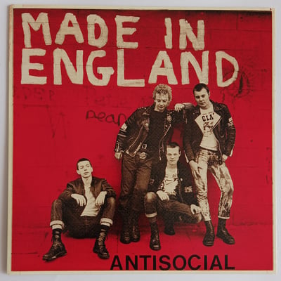 EVIL 010 EP - Antisocial (3) - Made In England - Evil Records (7) - 7", EP, Ltd, RE, RM, RP, Red - 2016 - 9617164 - Oi! - 2018-05-23 12:06:28 - Mint (M) - Mint (M)