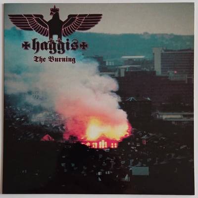 OR-050, HCP-004, 050, 004 - Haggis (2) - The Burning - Olifant Records, Hostile Class Productions, Olifant Records, Hostile Class Productions - 7", EP, Ltd, Num, Whi - 2009 - 2710097 - Oi! - 2012-12-20 00:59:37 - Near Mint (NM or M-) - Near Mint (NM or M-)