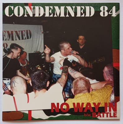 HTR#22 - Condemned 84 - No Way In / Battle - Haunted Town Records - 7", Single, Ltd, Num - 2003 - 405945 - Oi! - 2020-06-23 18:46:02 - Mint (M) - Near Mint (NM or M-)