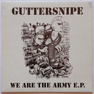 PDBB-003 - Guttersnipe - We Are The Army E.P. - Plastic Disc, Bronco Bullfrog Records - 7", EP - 1996 - 2871774 - Oi! - 2011-07-02 19:14:11 - Very Good Plus (VG+) - Very Good (VG)
