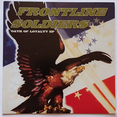 URR-15 - Frontline Soldiers (2) - Oath Of Loyalty EP - United Riot Records - 7", EP, Ltd, Red - 2011 - 6087571 - RAC - 2015-01-29 16:08:07 - Near Mint (NM or M-) - Near Mint (NM or M-)