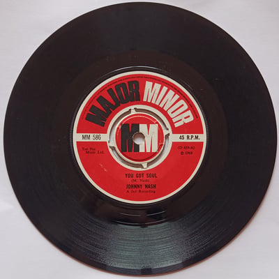 MM 586 - Johnny Nash - You Got Soul - Major Minor - 7", Single - 1968 - 1329388 - Soul - 2016-01-22 14:26:37 - Near Mint (NM or M-) - Generic