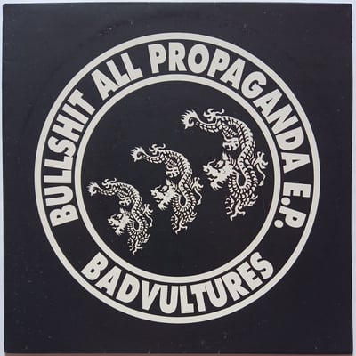 VOLT EP-10 - Bad Vultures - Bullshit All Propaganda - Vulture Rock Records - 7", EP - 1995 - 523233 - SSS - 2011-06-03 21:16:52 - Near Mint (NM or M-) - Very Good Plus (VG+)