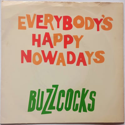 UP 36499 - Buzzcocks - Everybody's Happy Nowadays - United Artists Records - 7", Single - 5 - 1979 - 401887 - 77 - 2014-08-21 23:10:40 - Near Mint (NM or M-) - Very Good Plus (VG+)