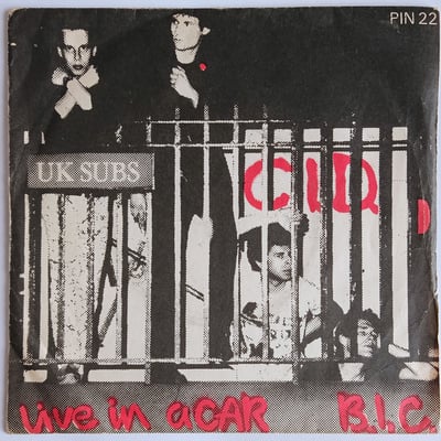 PIN 22 - UK Subs - C.I.D. - Pinnacle Records, City Records (6) - 7", RE, Spa - 1979 - 824625 - 77 - 2011-04-21 18:36:52 - Near Mint (NM or M-) - Very Good Plus (VG+)