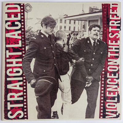 655321 CF-012 - Straight Laced - Violence On The Street - Clockwork Firm - 7", EP, Ltd, Whi - 2012 - 4164854 - Oi! - 2016-10-24 13:40:29 - Mint (M) - Mint (M)