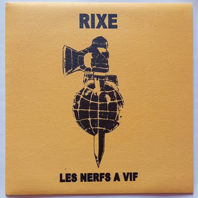 MUS112 - Rixe - Les Nerfs A Vif - La Vida Es Un Mus - 7", EP, Blu - 2016 - 8066032 - Oi! - 2016-04-25 08:34:53 - Mint (M) - Mint (M)
