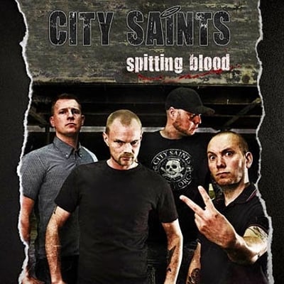 SOTS 128 - City Saints - Spitting Blood - Spirit Of The Streets Records - 7", EP, Ltd, Red - 2013 - 4916428 - Oi! - 2014-05-28 09:25:01