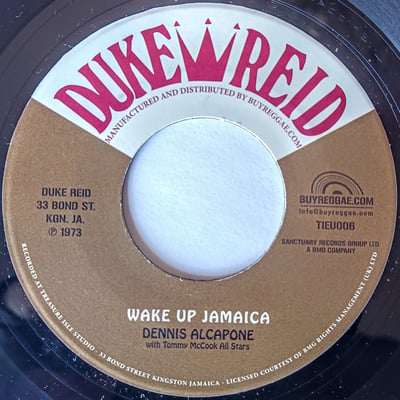 none - Dennis Alcapone With Tommy McCook Allstars - Teach The Children / Wake Up Jamaica - Duke Reid - 7", Single, RE, RP - 2022 - 23342282 - Ska, Reggae - 2023-05-26 01:02:05 - Mint (M) - Mint (M)