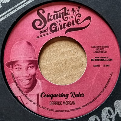SAG002 - Derrick Morgan / Lloyd & Devon - Conquering Ruler / Red Bum Ball - Skank & Groove - 7", RE, RM - 2022 - 22102057 - Ska, Reggae - 2023-11-02 02:07:08 - Mint (M) - Mint (M)