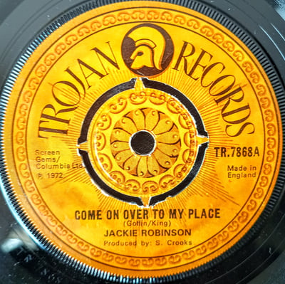 TR.7868 - Jackie Robinson (2) - Come On Over To My Place - Trojan Records - 7" - 1972 - 2160569 - Ska, Reggae - 2022-12-30 05:35:33 - Near Mint (NM or M-) - Very Good Plus (VG+)