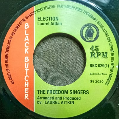 BBC 029 - The Freedom Singers (11) / Flece & The Live Shocks - Election / Tomorrow's World - Black Butcher Classics - 7", RE - 2020 - 15326848 - Ska, Reggae - 2024-01-08 02:22:50 - Mint (M) - Generic