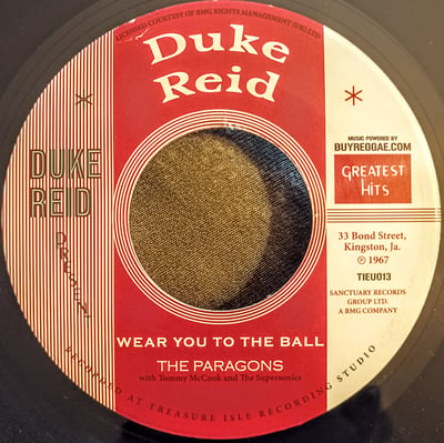 TIEU013 - The Paragons / Earl "Wire" Lindo - Wear You To The Ball / The Ball - Treasure Isle - 7", RE - 2015 - 6845180 - Ska, Reggae - 2023-12-12 01:41:09 - Mint (M) - Mint (M)