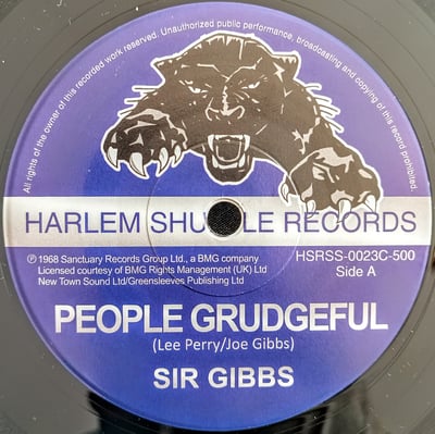 HSRSS-0023C-500 - Joe Gibbs - People Grudgeful - Harlem Shuffle Records - 7", Ltd - 2023 - 28445404 - Ska, Reggae - 2023-12-12 01:26:32 - Mint (M) - Mint (M)