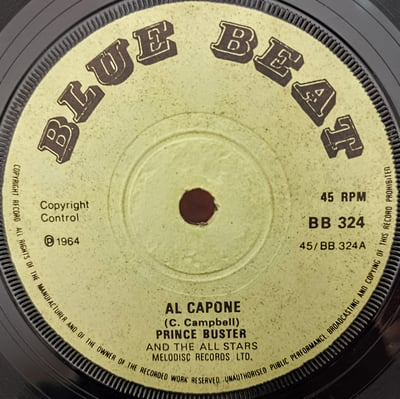 BB 324 - Prince Buster's All Stars - Al Capone - Blue Beat - 7", Single, RE, Lim - 0 - 14176412 - Ska, Reggae - 2024-05-21 04:47:24 - Near Mint (NM or M-) - Generic