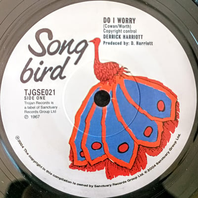 TJGSE021 - Derrick Harriott / Bobby Ellis & The Crystalites - Do I Worry / Shuntin' - Song Bird, Trojan Records - 7", Single, Ltd, RE - 2004 - 2078301 - Ska, Reggae - 2024-04-03 16:31:13 - Very Good Plus (VG+) - Very Good Plus (VG+)