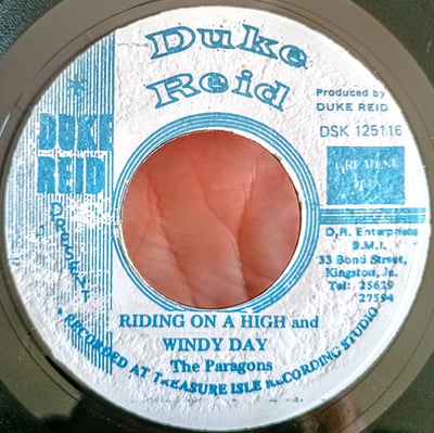 none - The Paragons / Alton Ellis - Riding On A High And Windy Day / Duke Of Earl - Duke Reid Greatest Hits - 7", M/Print, RE - 2002 - 3984725 - Ska, Reggae - 2024-04-04 02:12:57 - Very Good Plus (VG+) - Generic