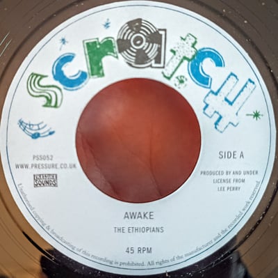 none, PSS052 - The Ethiopians / The Upsetters - Awake / Version - Scratch (4), Pressure Sounds - 7" - 2012 - 3361346 - Ska, Reggae - 2024-04-26 00:47:20 - Near Mint (NM or M-) - Near Mint (NM or M-)